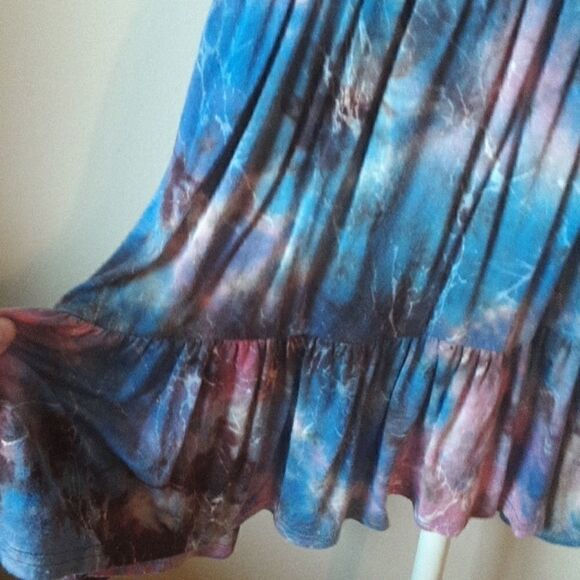 ECOTE TIE DYED TANK TUNIC/ DRESS MEDIUM - Picture 2 of 4